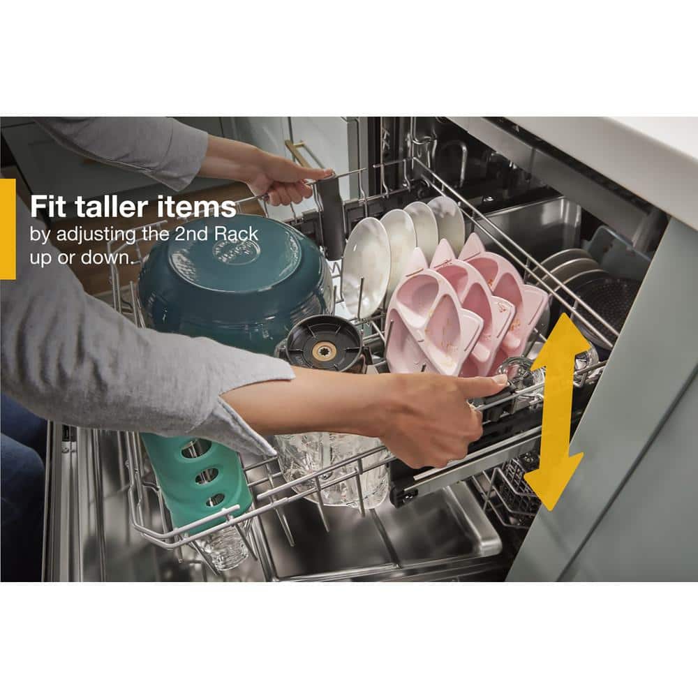 Beige Stainless Steel Energy Star Large Capacity Dishwasher