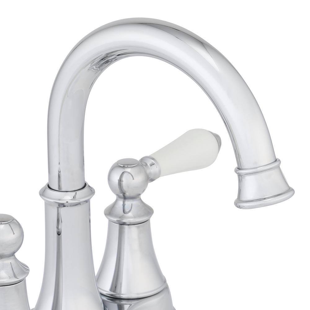 Polished Chrome Traditional 2-Handle Bathroom Faucet