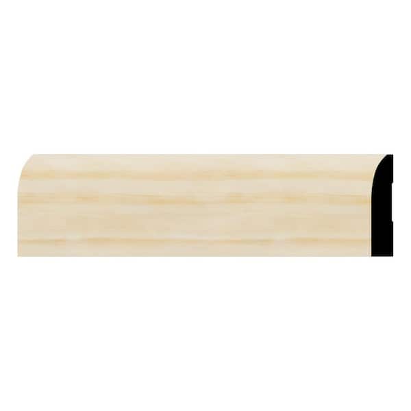 WM713 0.56 in. D x 3.25 in. W x 96 in. L Wood Pine Baseboard Moulding