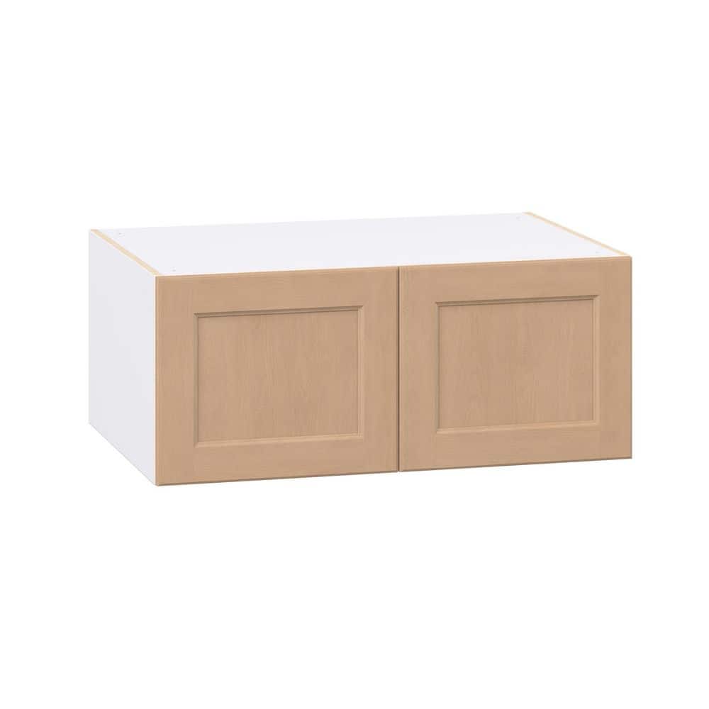 Lakewood 36 in. W x 24.5 in. D x 15 in. H Assembled Shaker Wall Bridge Kitchen Cabinet in Sugar Cookie price history on PriceWatchPro