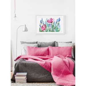 30 in. H x 45 in. W "Spring Poppy" by Marmont Hill Framed Printed Wall Art