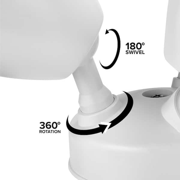 Maxxima 24W-2000 Lumens, White Motion and Dusk to Dawn Sensor