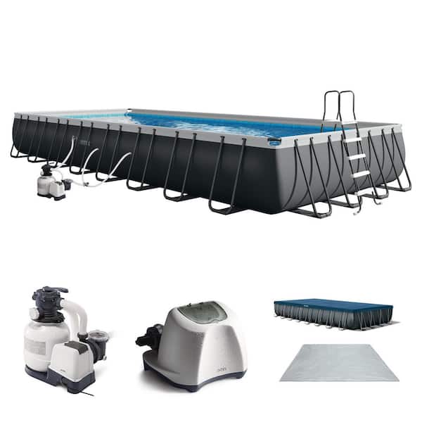 Ultra XTR 32 ft. x 16 ft. Rectangular 52 in. Deep Above Ground Pool Set