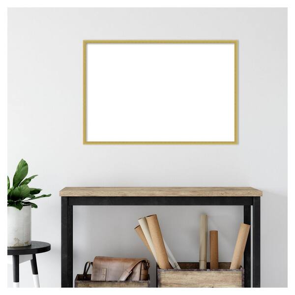 Amanti Art Svelte Polished Gold 37 in. x 25 in. Wood Framed Dry