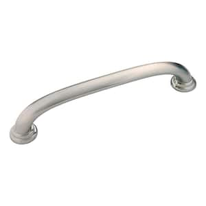 Zephyr Collection Pull 5-1/16 in. (128mm) Center to Center Satin Nickel Finish Modern Zinc Bar Pull (10-Pack)