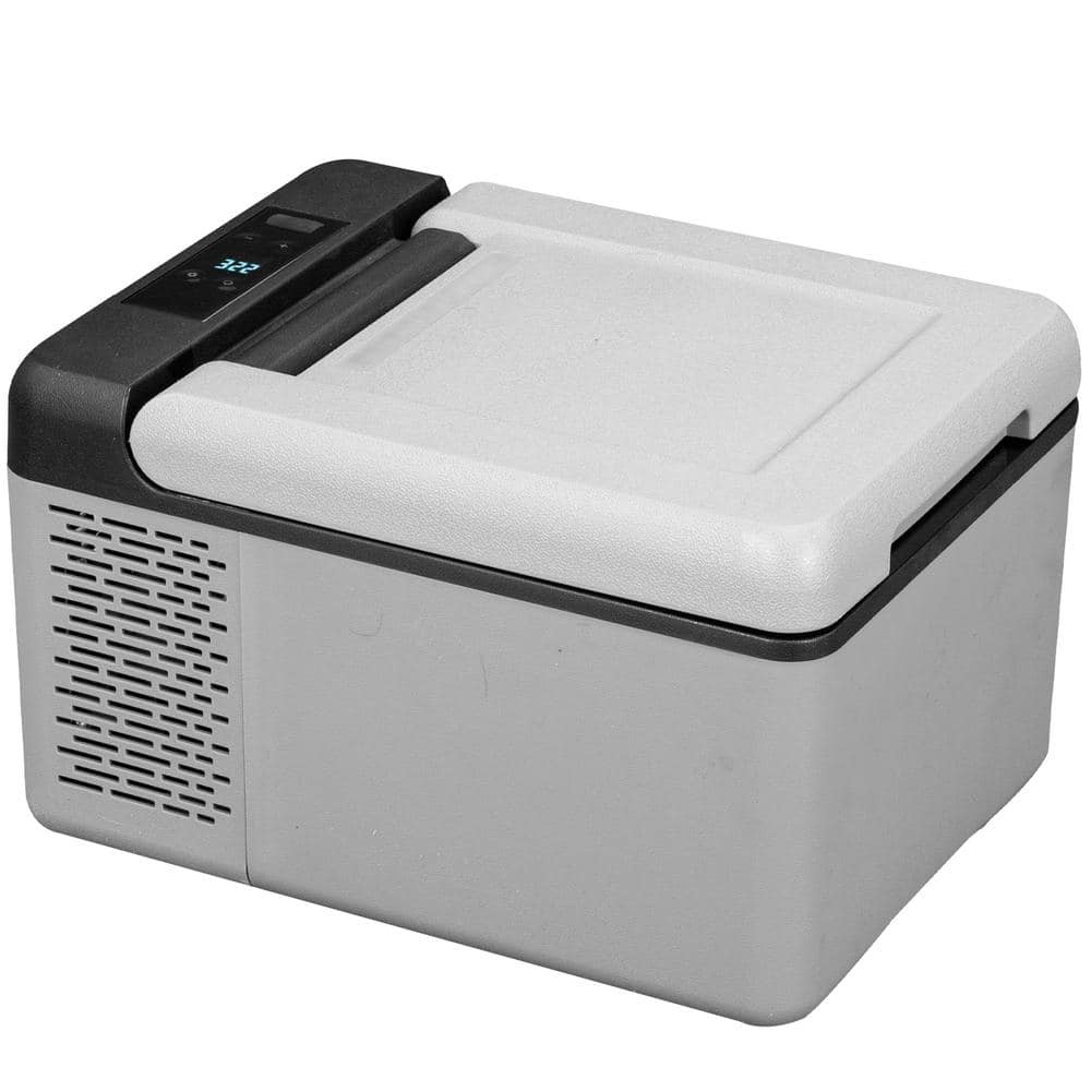 VEVOR 0.32 cu. ft. Outdoor Refrigerator Portable Mini Freezer -4°~68 ...