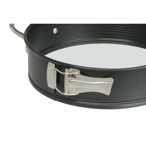 9-Inch Black Non-Stick Springform Pan with Handles