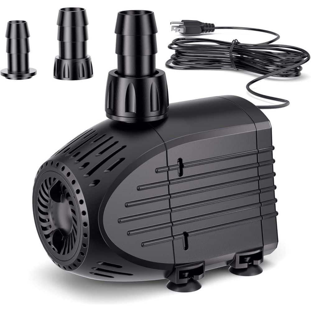 880GPH Submersible Water Pump 60 W Ultra Quiet W/ Dry Burning Protection 9 ft. High Lift Fishpond Fountains Hydroponic price history on PriceWatchPro