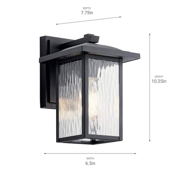 Kichler C-Series 10.25-in W Textured Architectural Bronze Outdoor Flush Mount Light Kichler C-Series 10.25-in W Textured Architectural Bronze Outdoor Flush Mount Light