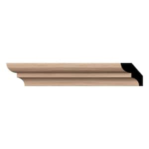 WM75 0.56 in. D x 1.63 in. W x 96 in. L Wood Red Oak Crown Moulding