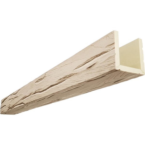 Ekena Millwork Endurathane 8 in. H x 8 in. W x 10 ft. L Riverwood Sonora Desert Faux Wood Beam