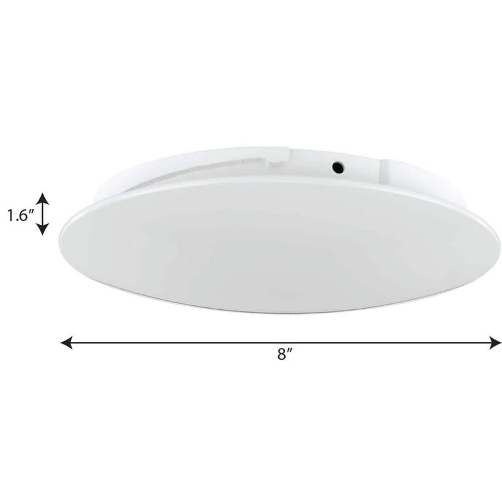 Satin White Steel Ceiling Fan Blank Plate