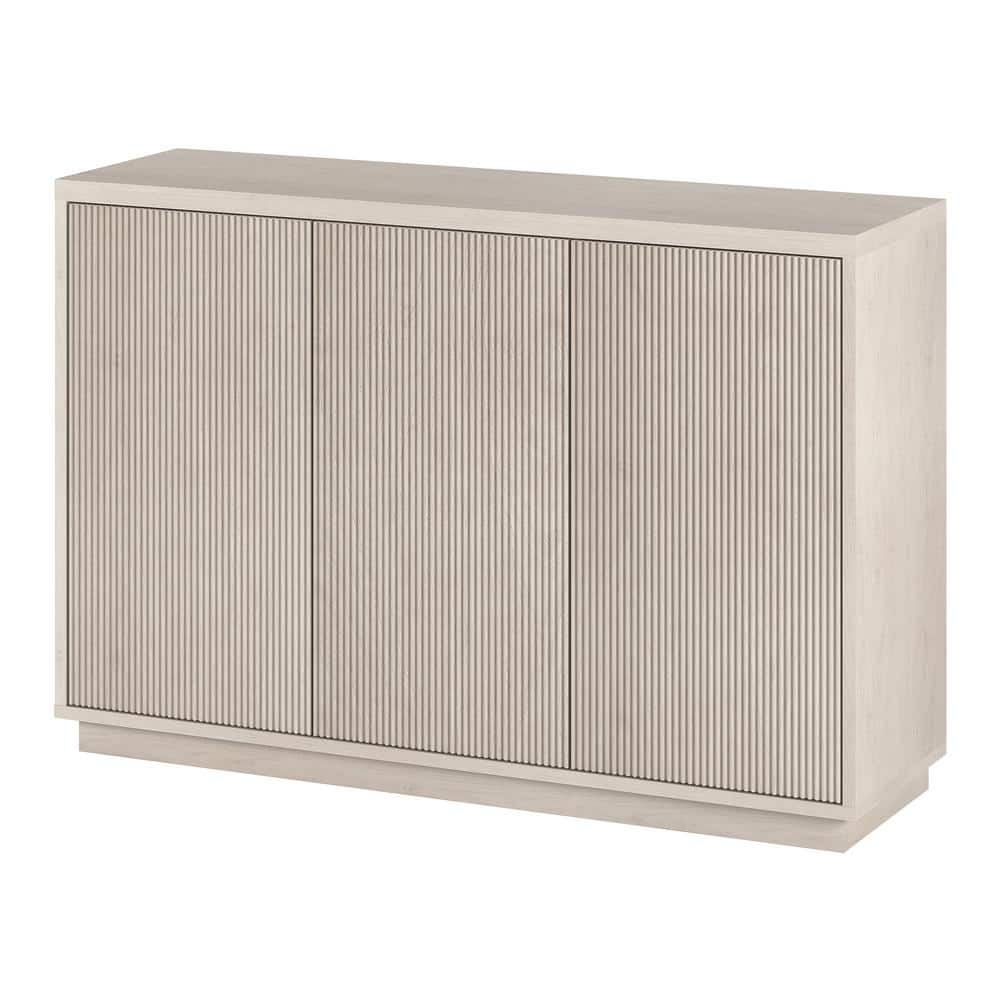 Alder White 48" Modern MDF Buffet Sideboard