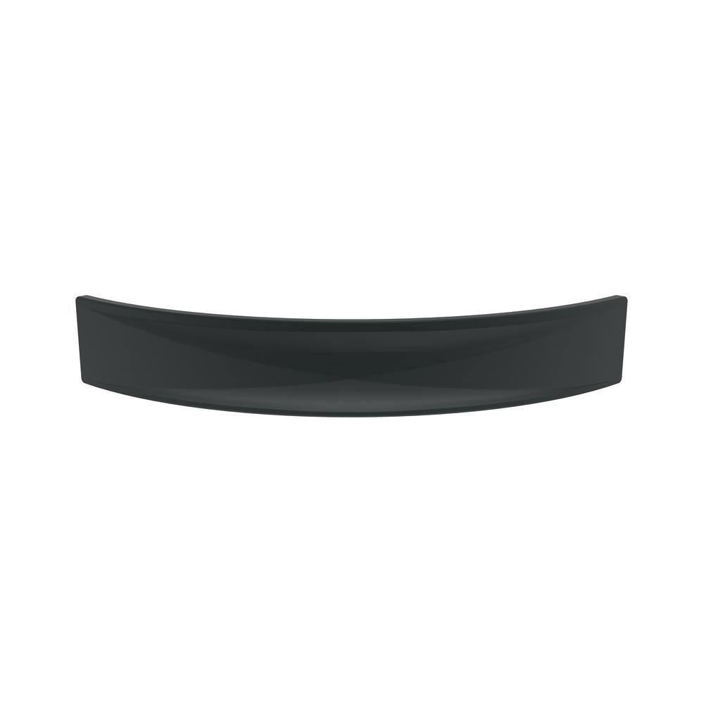 Matte Black Modern Cabinet and Drawer Pull with Mounting Hardware