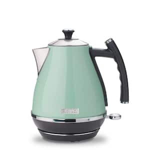 Cotswold 1.7 l 7-Cup Green Stainless Steel Electric Kettle with Auto Shut-Off and Boil-Dry Protection