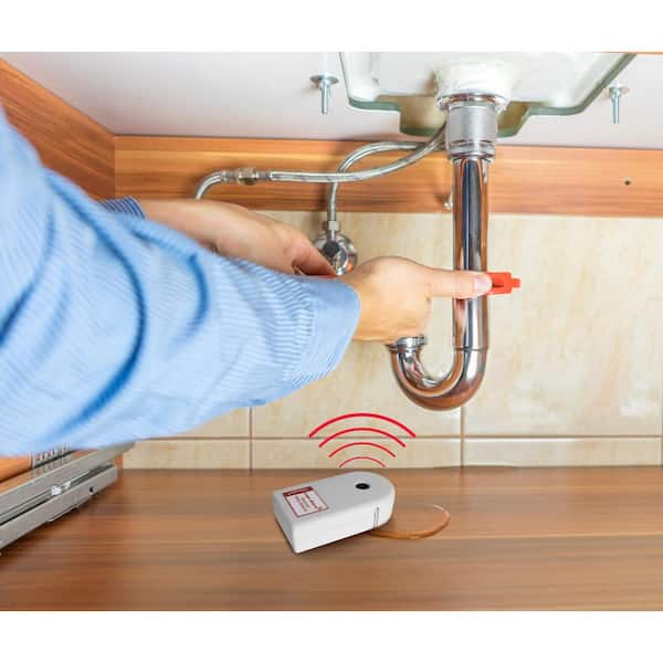 Zircon Leak Alert Water Leak Detector & Flood Sensor Alarm/ Water Leak Sensor with Dual Leak Alarms 90Db Audio/ Battery Powered Batteries Not Included 3 Pack