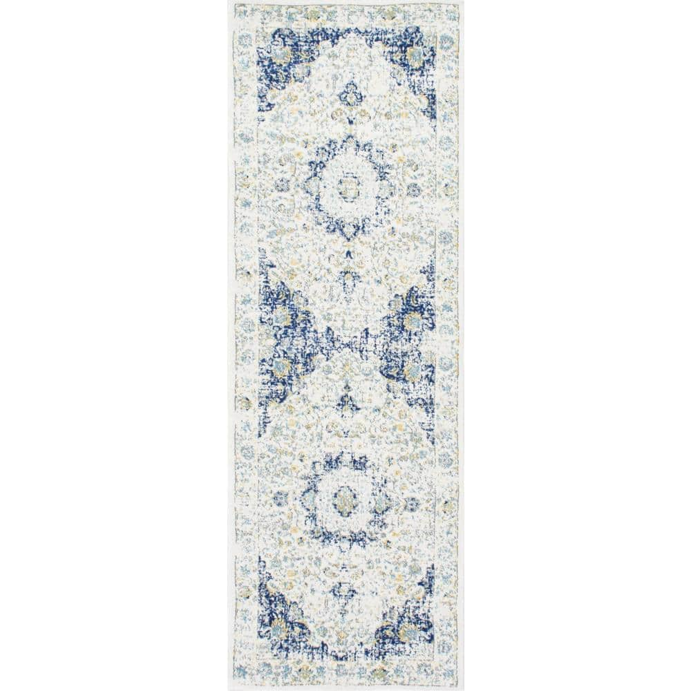 Verona Vintage Persian Blue 3 ft. x 14 ft. Runner Rug -  nuLOOM, RZBD07A-26014