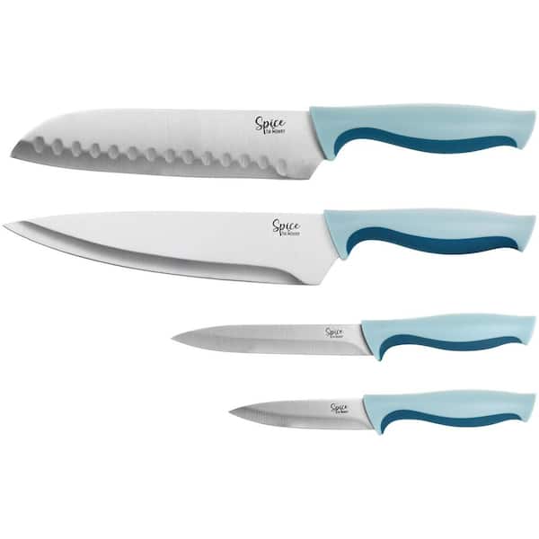 Tasty Cutlery Knife Set with Stainless Steel Diamond Texture