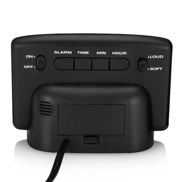Westclox Large 1.4 in. Led Black Digital Alarm Clock-Model# 71035