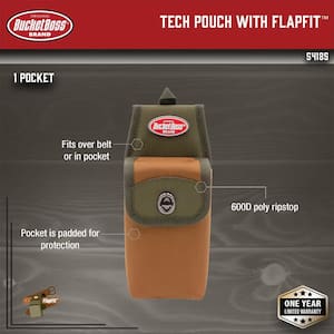 Tech Utility Tool Belt Pouch with FLAPFIT