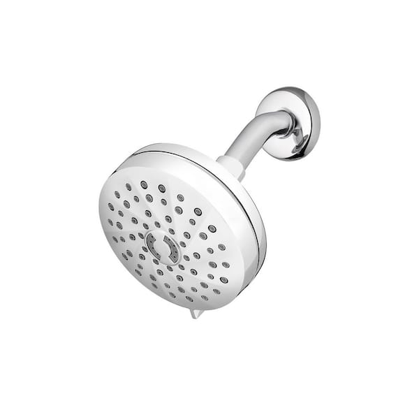 Revive 7-Spray Patterns with PowerPulse Massage 1.8 GPM 4.75 in Wall Mount Fixed Shower Head in Chrome