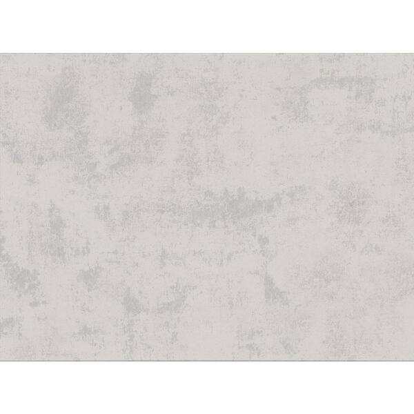 Brewster Quimby Light Grey Faux Concrete Light Grey Wallpaper Sample