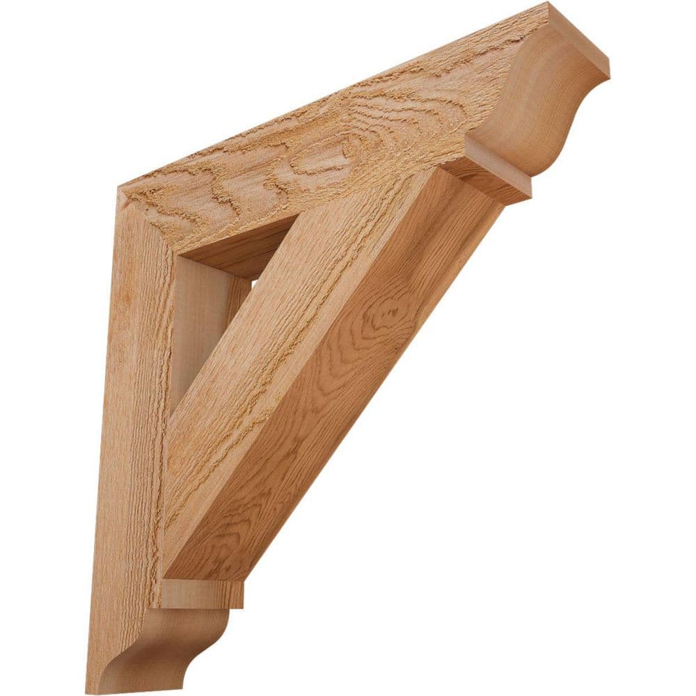 4 in. x 20 in. x 20 in. Western Red Cedar Traditional Rough Sawn Bracket price history on PriceWatchPro