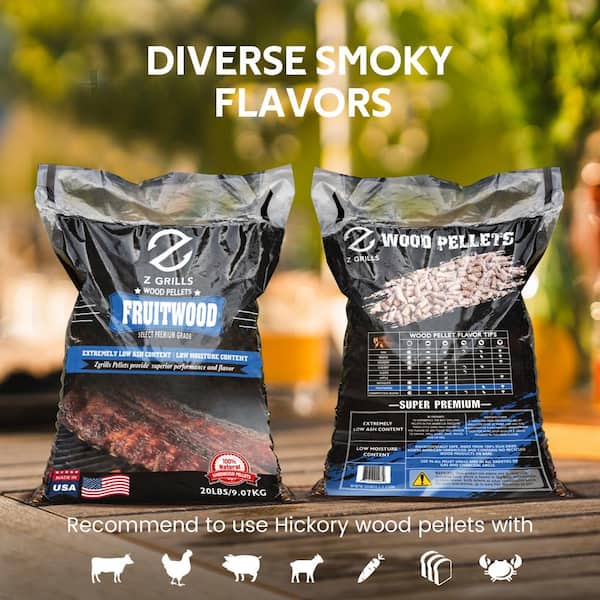 Z GRILLS Fruitwood All-Natural Wood Grilling Pellets, 20 lb. Bag