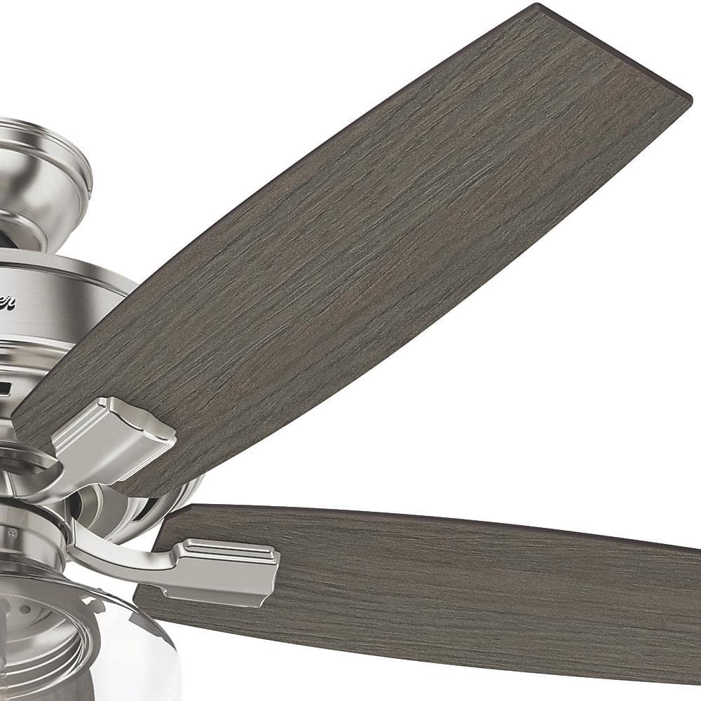 Bennett 52" Brushed Nickel Ceiling Fan with LED Light and Remote