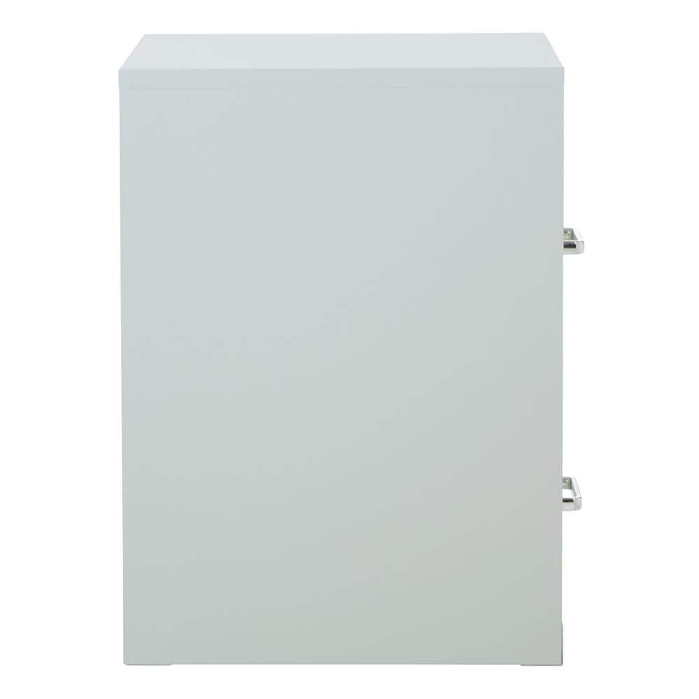 Gray 2 Drawer Lockable Metal File Cabinet