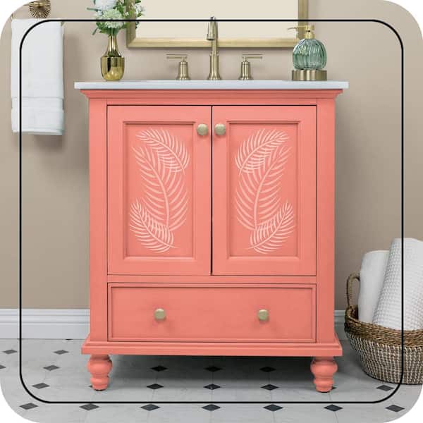1 qt. #BCP03 Salmon Coral Interior Chalk Decorative Paint