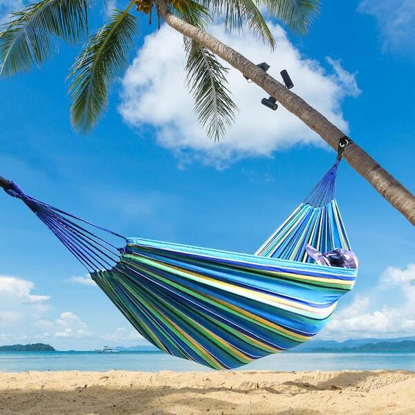 Camping Hammock Portable Nylon Hammocks With Tree Straps