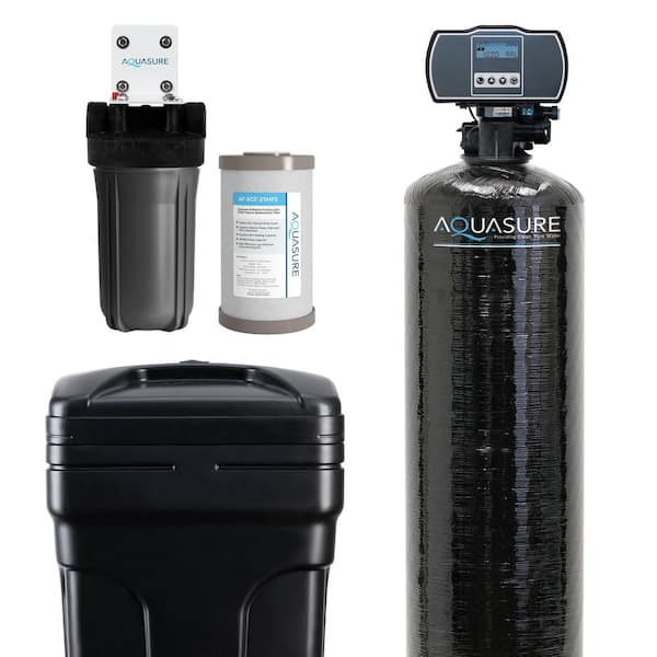 Harmony Series 64,000 Grain Electronic Metered Water Softener with Sediment and Carbon Pre-Filter