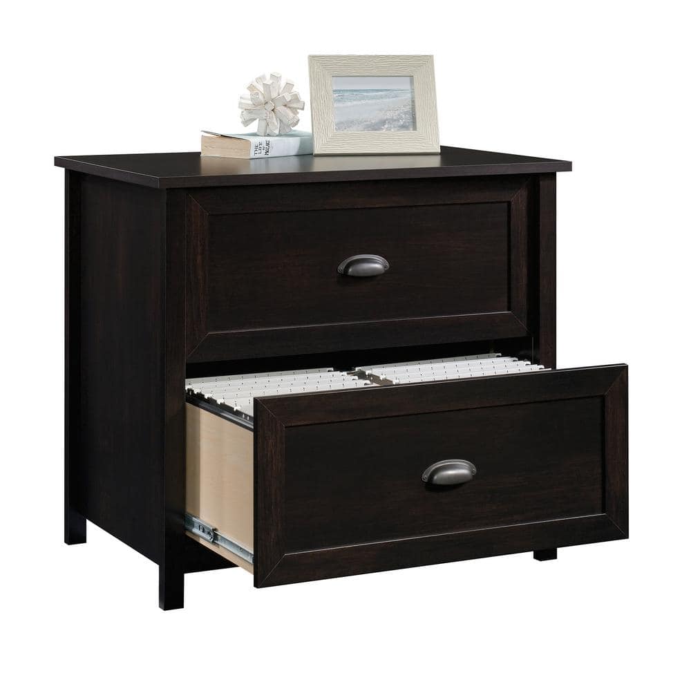 Estate Black 2-Drawer Legal Size Lateral File Cabinet