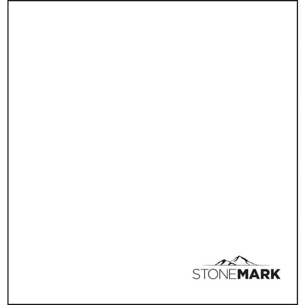 STONEMARK 2 in. x 4 in. Quartz Countertop Sample in Sea Ice