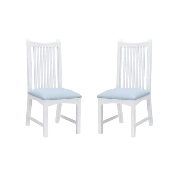 Light blue outlet leather dining chairs