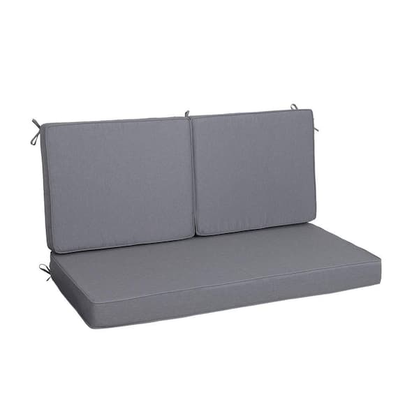Outdoor Loveseat Cushion Set 48 x 24 in. Seat Cushions Bench Cushion for Patio Couch, Bench, and Swing