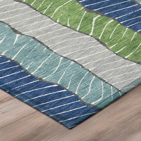 Chantille Machine Washable Indoor/Outdoor Abstract ACN3039 Baltic 10 ft. x 14 ft. Area Rug