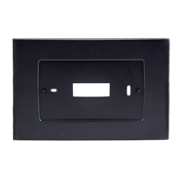 Wall Plate for Sensi Touch Smart Thermostat in Black