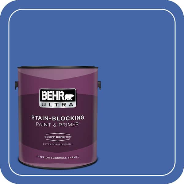 BEHR ULTRA 1 gal. #P530-6 Indigo Batik Extra Durable Eggshell Enamel Interior Paint & Primer