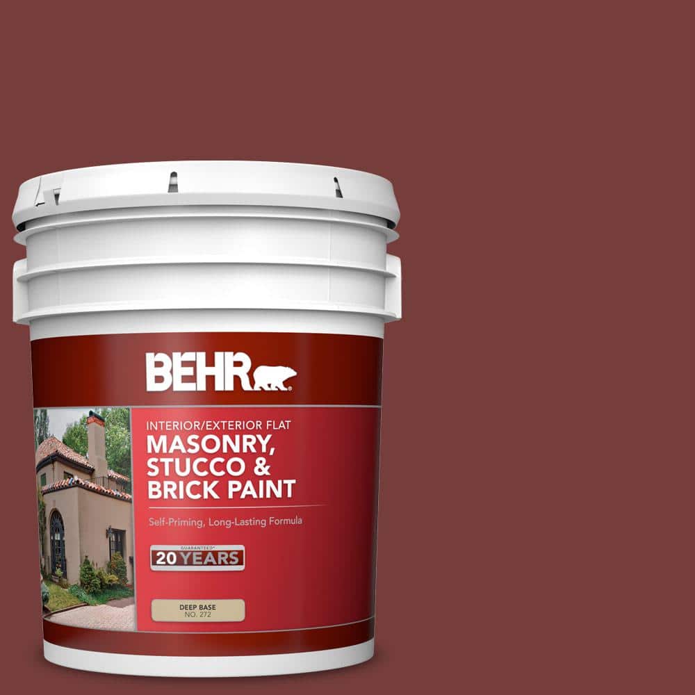 5 gal. #PPU2-19 Royal Liqueur Flat Interior/Exterior Masonry, Stucco and Br