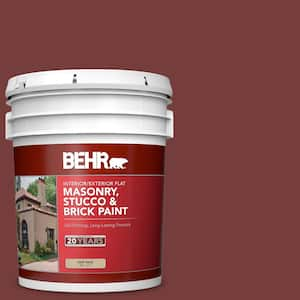 5 gal. #PPU2-19 Royal Liqueur Flat Interior/Exterior Masonry, Stucco and Brick Paint