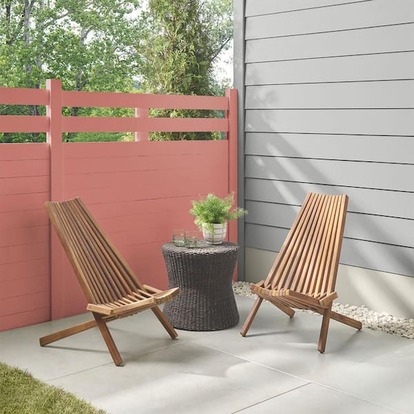 BEHR - 1 gal. #PPU1-05A Red Coral Solid Color House and Fence Exterior Wood Stain