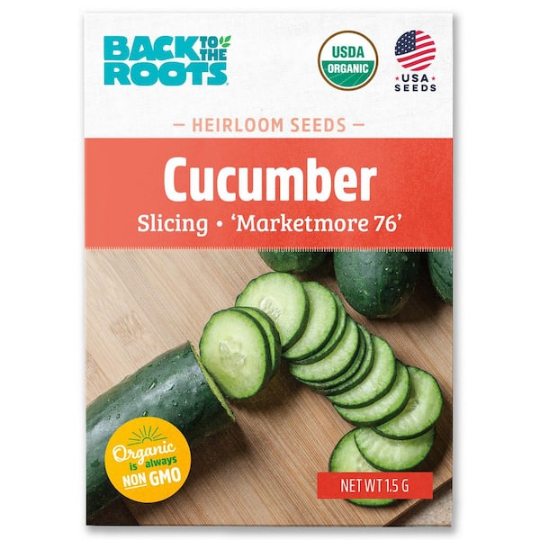 Organic Marketmore 76 Cucumber Seed (1-Pack)