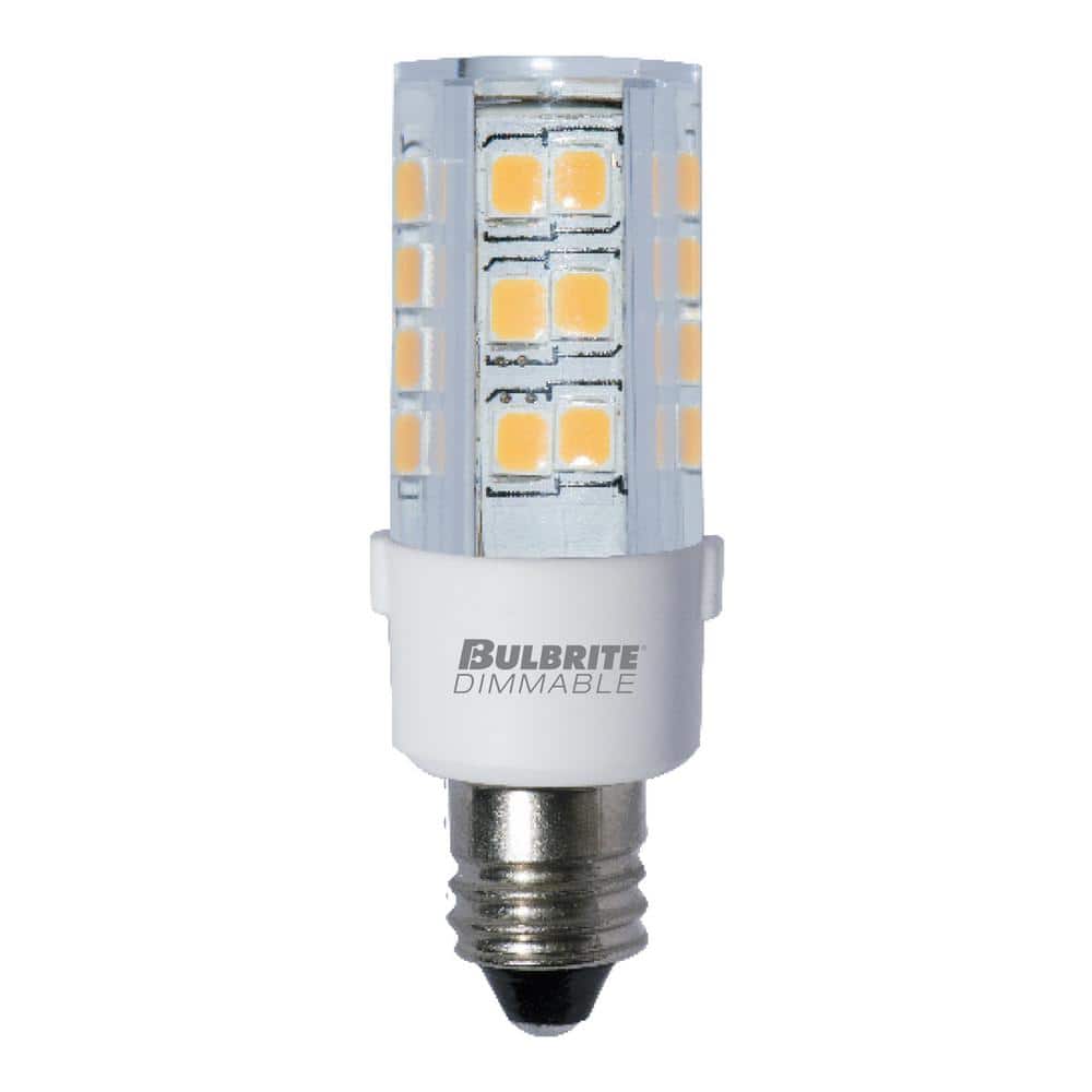 Clear Dimmable LED Candelabra Bulb 3000K 2-Pack