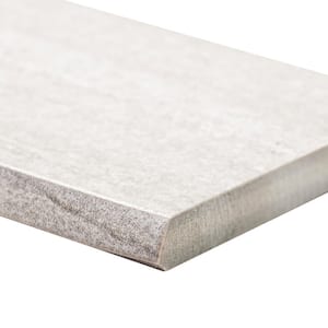 Malahari White Bullnose 3 in. x 24 in. Lappato Porcelain Wall Tile (44 lin.ft./Case)