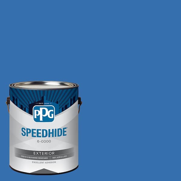 SPEEDHIDE 1 gal. PPG1244-6 Nocturne Shade Semi-Gloss Exterior Paint