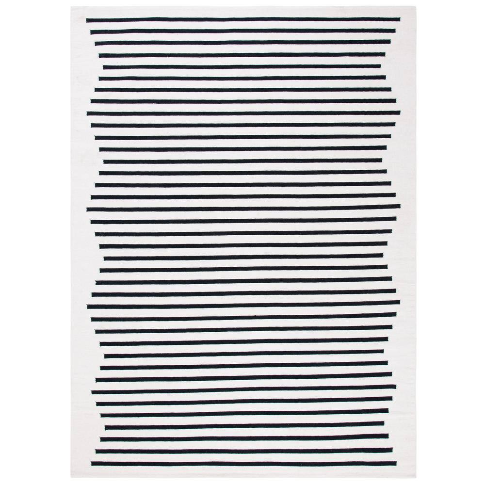 Montauk Ivory/Black 10 ft. x 14 ft. Chevron Lines Area Rug price history on PriceWatchPro