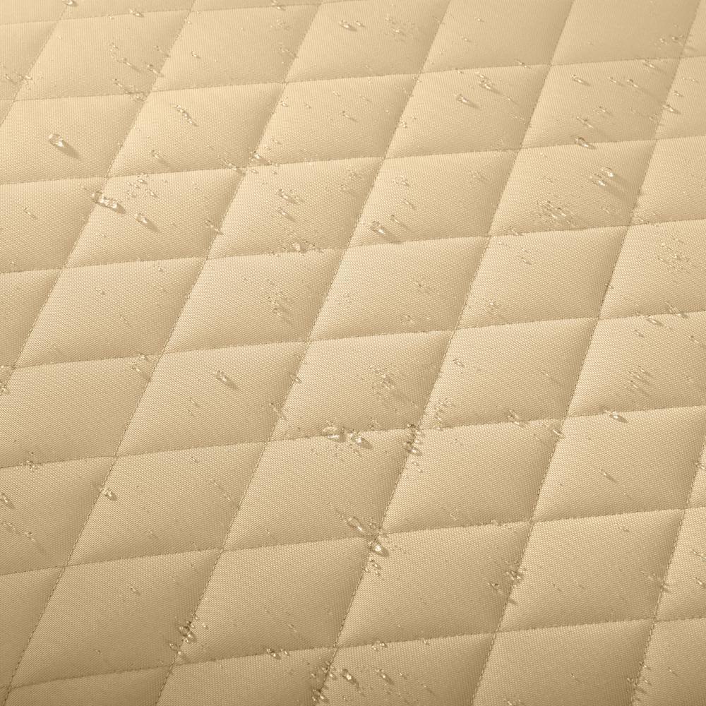 Chamomile Quilted Outdoor Chaise Lounge Cushion Cover, 72" x 21"