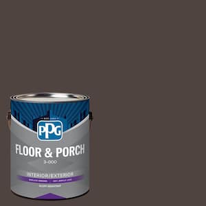 1 gal. PPG1005-7 Dark Granite Satin Interior/Exterior Floor and Porch Paint